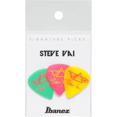 Ibanez B1000SVGPY Steve Vai Signature Model Guitar Picks - 3 Pack image 1