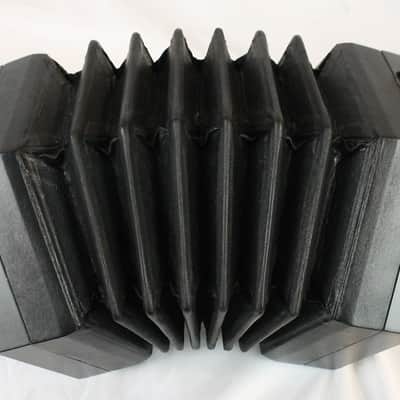 NEW Black Lacquer Bella Vista Marlowe English Concertina Alto 30 Button G3-C6 image 3