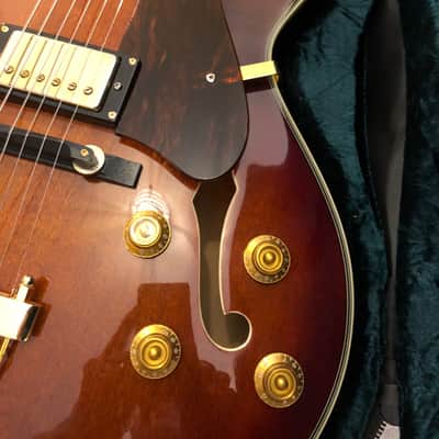 Samick HF-650 Artist Series, 1997, Full Body Tobacco Burst, Original and Mint Condition! image 3