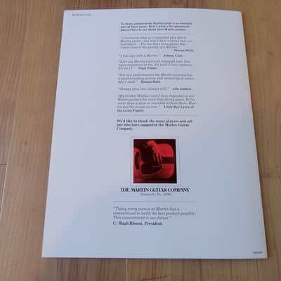Vintage 1986 CF Martin Instruments Full-Color Guitar Catalog! Rare, Original Case Candy, Paperwork! image 6
