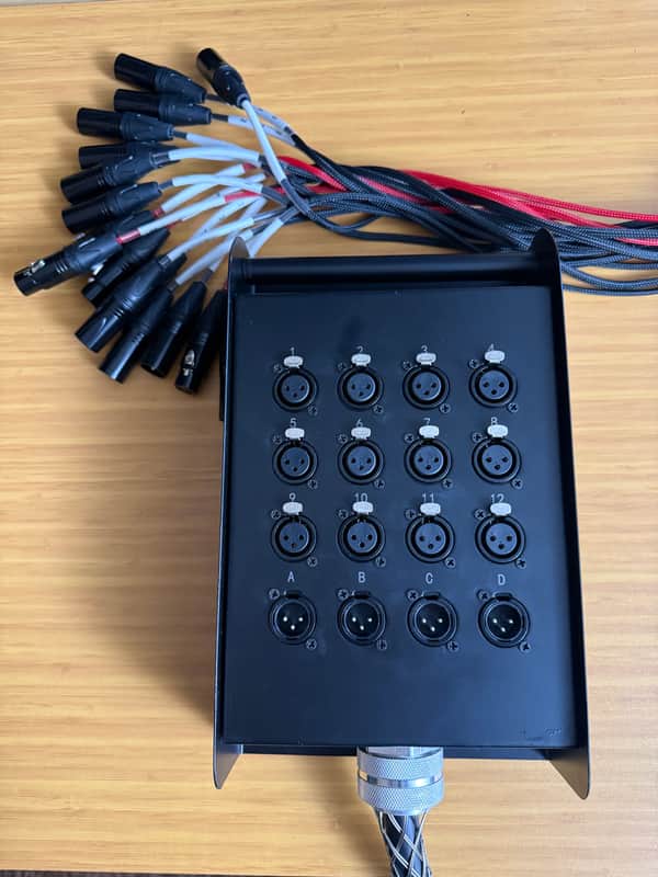 16-Channel XLR Snake Cable 30ft with Stage Box – Multicore Audio Snake (Excellent) image 1