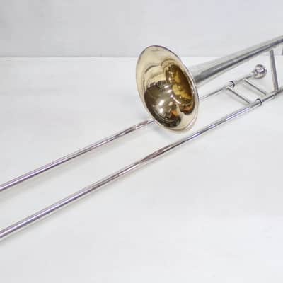 American Standard High Grade Trombone Early 1920s Silver image 2