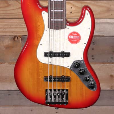 Squier Classic Vibe Active '70s Jazz Bass V Sienna Sunburst image 1