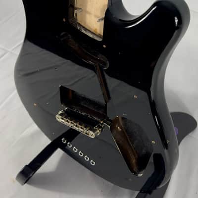 Squier Vista Venus Series Electric Guitar Body MIJ Japan 1996 - Gloss Black image 20