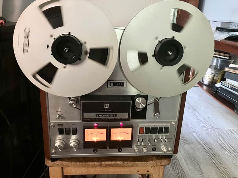 PLEASE READ DESCRIPTION!!! Pioneer RT-1020L 4-Track Stereo/Quad 1/4" 10.5 inch Reel-to-Reel Tape Deck Recorder 1974 - 1977 - Silver