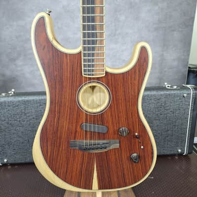 Fender Limited Edition American Acoustasonic Stratocaster 2020 - 2022 - Exotic Cocobolo image 2
