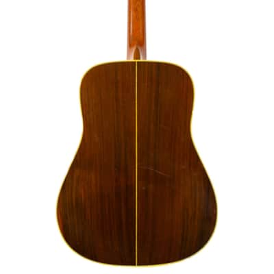 Early '70s B.C. Rich B-28 Left-Handed Acoustic Guitar Natural #404258 image 8