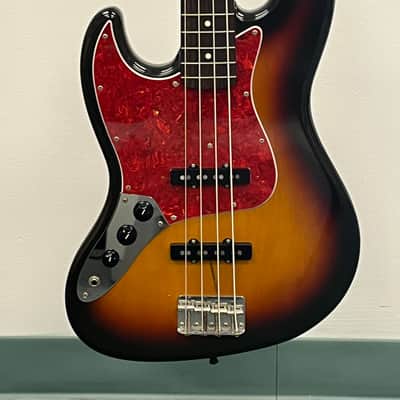Vintage Fender JB62/LH ‘62 Reissue Jazz Bass 1993 - Lefty - Sunburst MIJ image 2