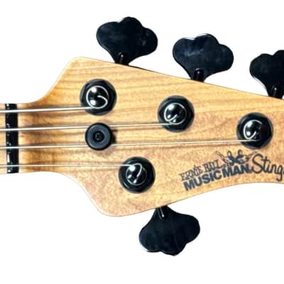 Ernie Ball Music Man StingRay 4 Special, Black Rock / Roasted Maple  *8.0 LBS IN STOCK* image 8