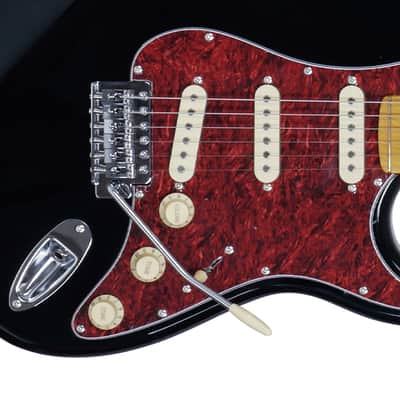 Tagima TG-530 Woodstock Series Strat Style Electric Guitar - Black image 2