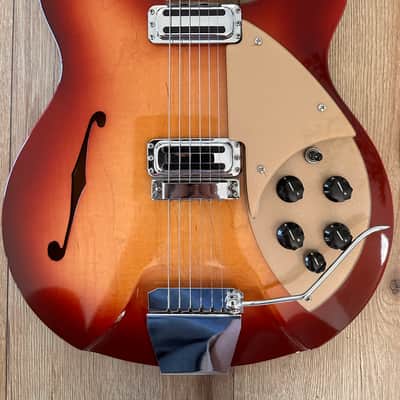 1987 Rickenbacker 335 Rose Morris 1997 Reissue - Fireglo image 1