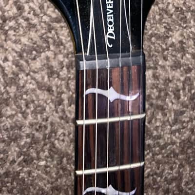 Dean Deceiver gold Electric Guitar emg pickups image 3