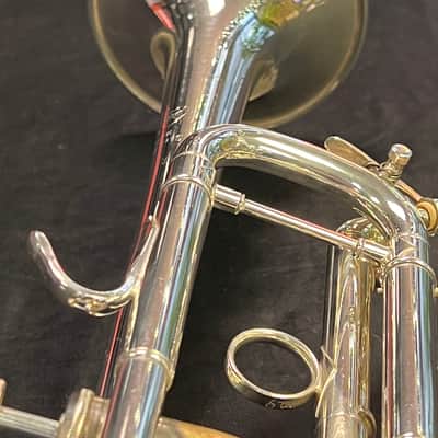 Silver Plated Vincent Bach 229 Large Bore ‘C’ Trumpet 25H Lead Pipe image 13