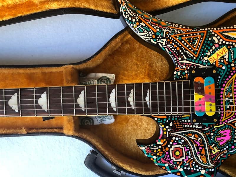 Fernandes MG Electric Guitar Luminous Amiba (アメーバ )Hide