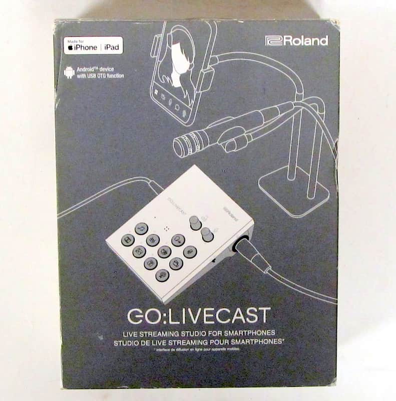 Mint Roland GO:LIVECAST Smartphone Live Streaming Mixer for Smartphones Mint Condition image 1