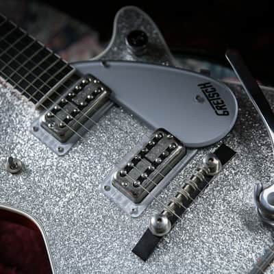 2006 Gretsch G6129T Jet Japanese Silver Sparkle image 16