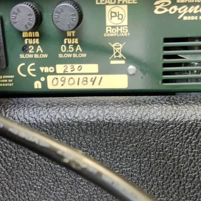 Bogner Shiva EL34 2-Channel 80-Watt Guitar Amp Head - Black with Green Back Panel image 2