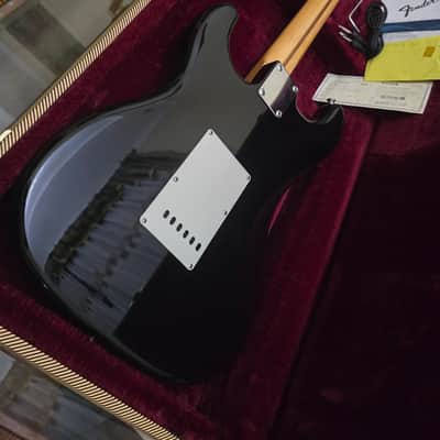 Collector-grade! 1993 Fender Japan 50'S Reissue ST54 "Blackie" Stratocaster BLK in Excellent Condition image 17