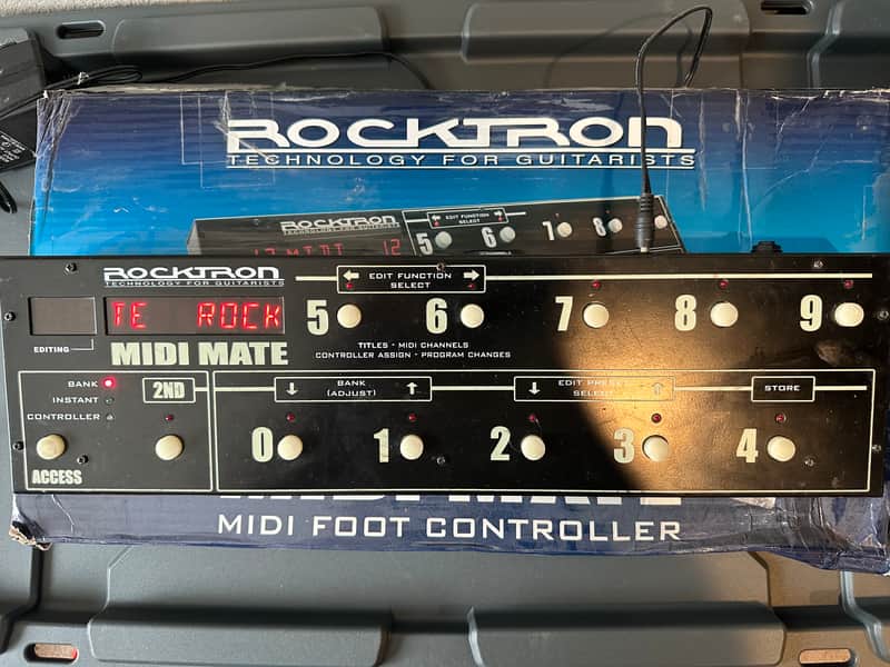 Rocktron MIDI Mate 元箱・付属品・マニュアル付き 美品 Rocktron MIDI Mate Foot Controller | Reverb