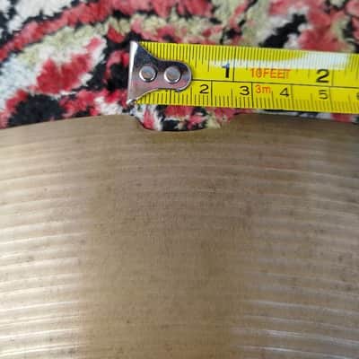 PAISTE Formula 602 24" Ride, Pre Serial (1960s) Vintage. image 5