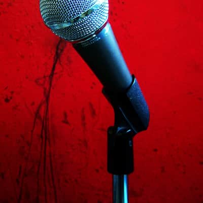 Vintage RARE Realistic Highball / Radio Shack / Shure SM58 Handheld Cardioid Dynamic Microphone Hi Z w accessories image 5