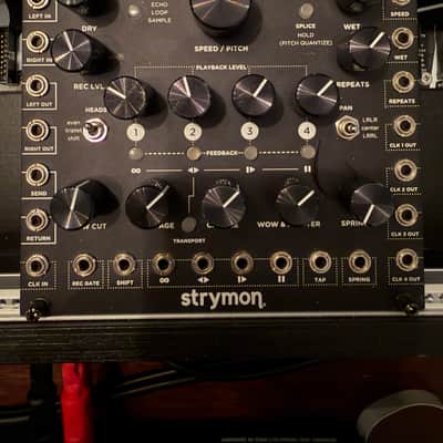 Strymon Magneto Four Head dTape Echo and Looper Eurorack Unit 2010s - Black image 1