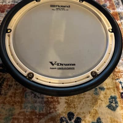 Roland PDX-8 V-Drum 10" Dual-Trigger Mesh Snare Drum Pad 2006 - Present - Black image 2
