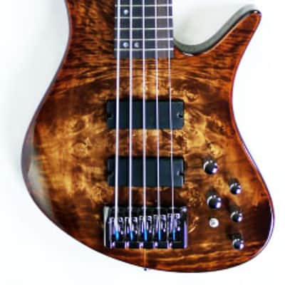 Brice Brice Freak-Out Bass 535 String Burl Brown image 1
