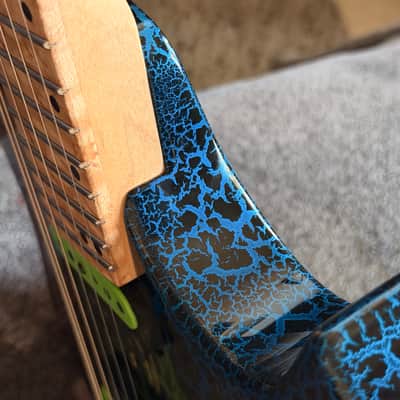 Kiesel Osiris Multiscale OM6 6-String Electric Guitar Crackle Finish USA American Fanned Frets 2020 image 22