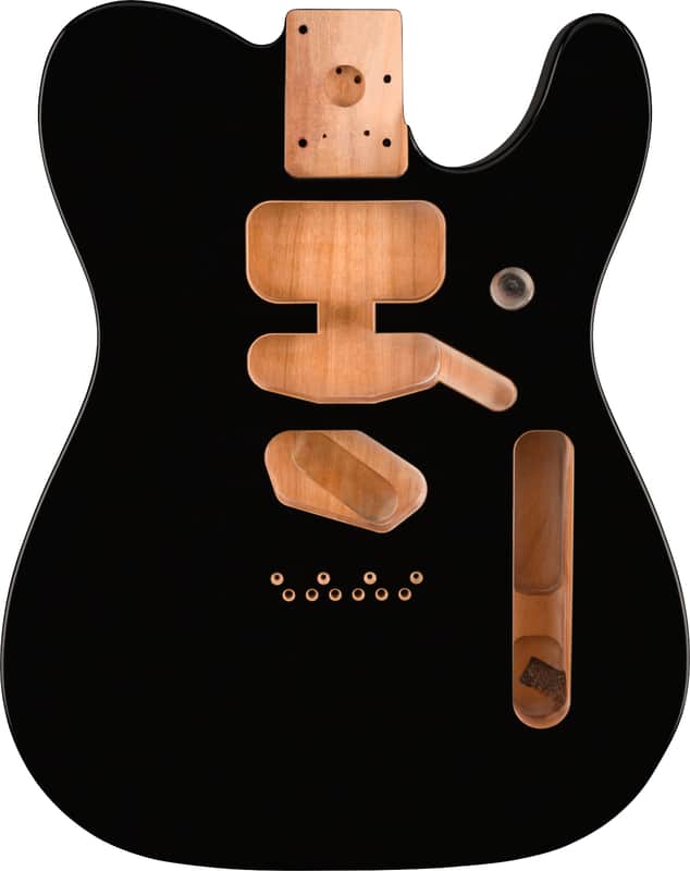 Fender Deluxe Series Telecaster Body SSH 2020's - Black image 1