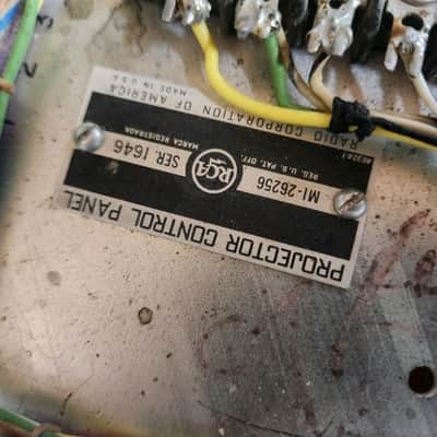 RCA Pro/Broadcast MI-26256, MI-11452A 1960 - Metal/ rack mount image 12