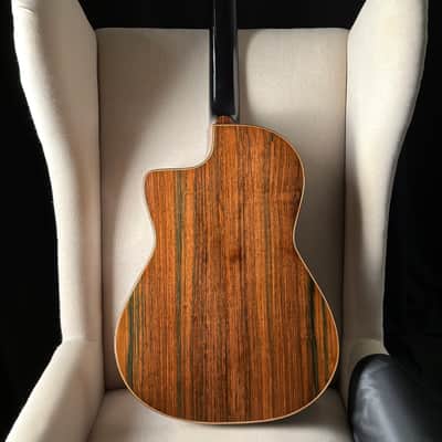Tomas Fiore Classical Cutaway Crossover Brazilian Rosewood MiSi Pickup Stauffer Style Neck image 2