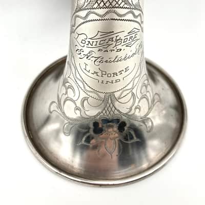 1921/2 Silver Couturier “Conical Bore” Bb/A Cornet image 3