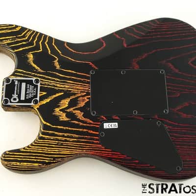 Charvel San Dimas Pro Mod 2H BODY & HARDWARE HH Floyd Rose Route Ash Sunburn image 2