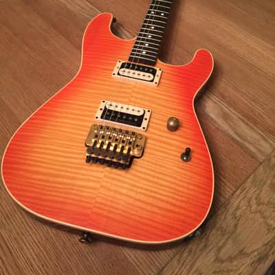 Charvel San Dimas Strat 1982 Flame Maple image 1