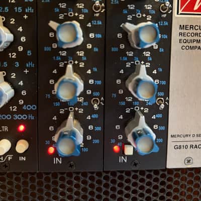 API 550B 500 Series 4-Band Equalizer Modules.  Matched Pair. 1990 - Present - Black image 12