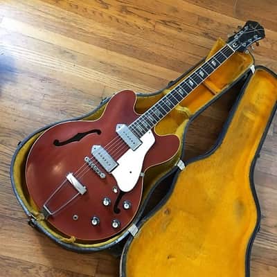 Epiphone Casino 1966 Sparkling Burgundy original vintage Kalamazoo USA gibson e-230-td image 5