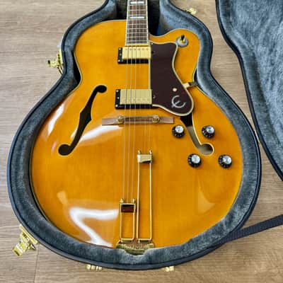 New/Unplayed Epiphone Broadway Reissue with Pau Ferro Fretboard 2019 - 2022 - Vintage Natural with Case image 10