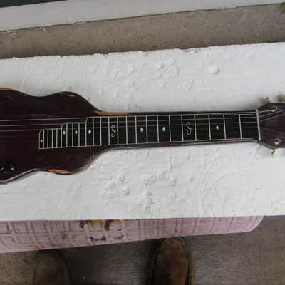 O'Dell Lap Steel Guitar, 1950's, Made By Magnatone, Purple Pearloid image 1