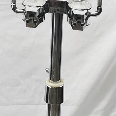 Ludwig LC-342-TSR Classic Rocker Double Tom Stand Vintage 80s Blk/Wht Label  - LRDTS-701 image 5