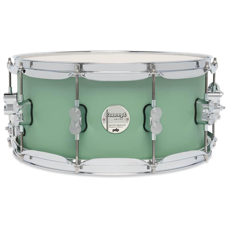 PDP Concept Maple 6.5x14 Satin Seafoam FinishPly Snare image 1