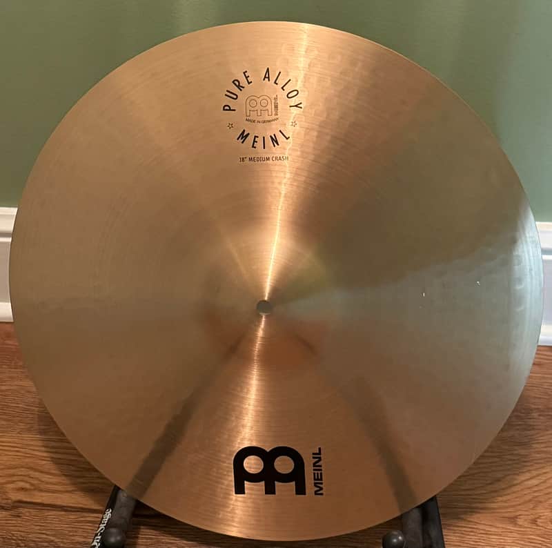 Meinl Pure Alloy 18" Medium Crash Cymbal 1350 Grams image 1
