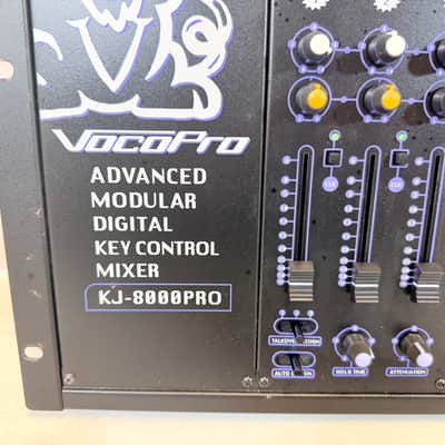 VocoPro KJ-8000 PRO Digital Karaoke Mixer w/ Key Control, EQ, Multi Mic Inputs + Lamp Early-Mid 2000's image 5