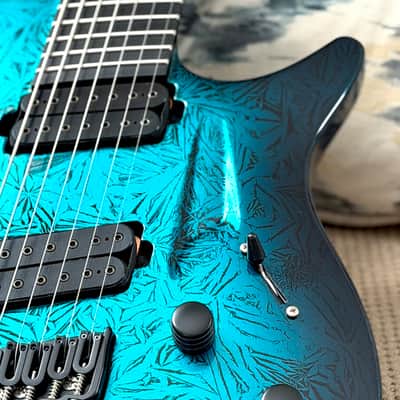 Aristides 070s - Dark Teal Crystalized Burst Custom image 6