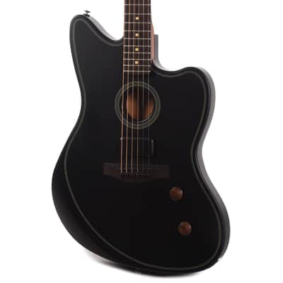 Fender Acoustasonic Standard Jazzmaster Black image 2
