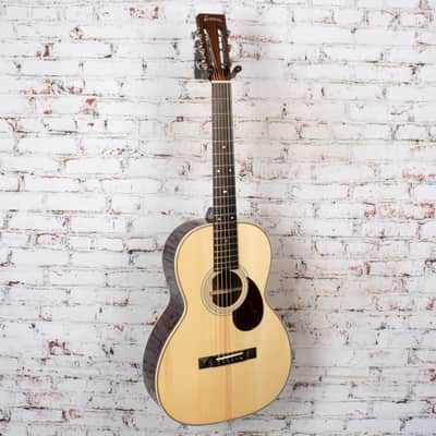 Eastman - 2022 E20 OO Parlor - Electric Acoustic Guitar - Natural w/LR Baggs Element - w/ OHSC USED image 5