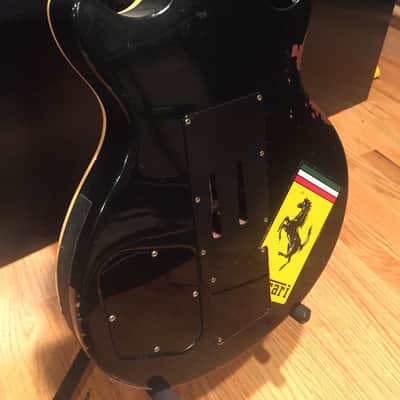 Neal Schon (formerly owned) Gibson Black Les Paul Deluxe with Floyd Rose image 21