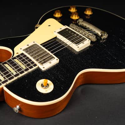 Gibson 1957 Les Paul Standard Murphy Lab Light Aged - Black Sparkle Top / Natural Back image 15