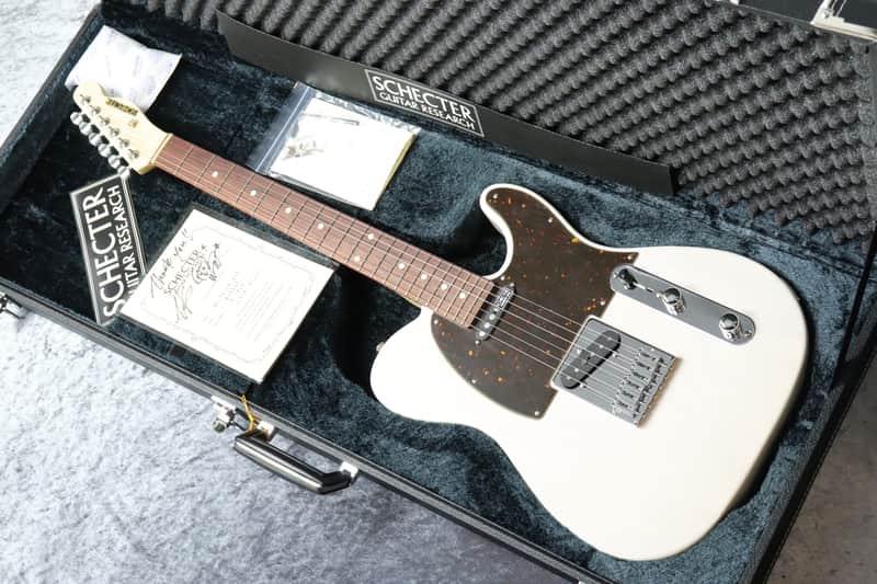 Schecter AC-TK-TE-WH/SIG [Ling tosite sigure TK Signature Model
