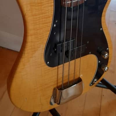 RARE! 1962 Tribute Fender Precision Foto Flame P Bass Guitar MIJ 1995 image 15